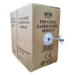 Cablu Ftp Cupru Gri Cat 5e 24awg (305m) - imagine 2