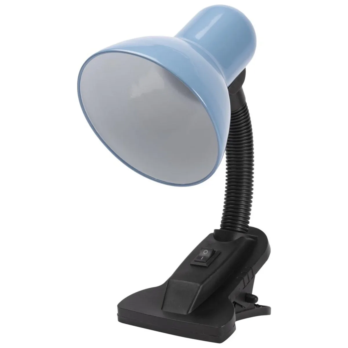 32453-thickbox_default Lampa Birou Clip Bleu E27 60W, Metal, 26.5x12 cm - imagine 1
