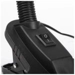 Lampa Birou Clip Bleu E27 60W, Metal, 26.5x12 cm - imagine 3