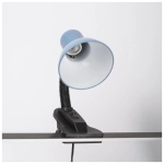 Lampa Birou Clip Bleu E27 60W, Metal, 26.5x12 cm - imagine 4