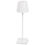 Veioza LED Hold 5W CCT reglabil, metal alb, 39 cm, Erste