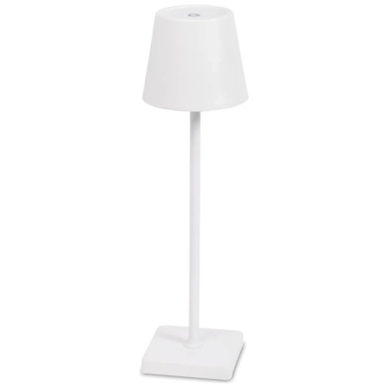 Veioza LED Hold 5W CCT reglabil, metal alb, 39 cm, Erste