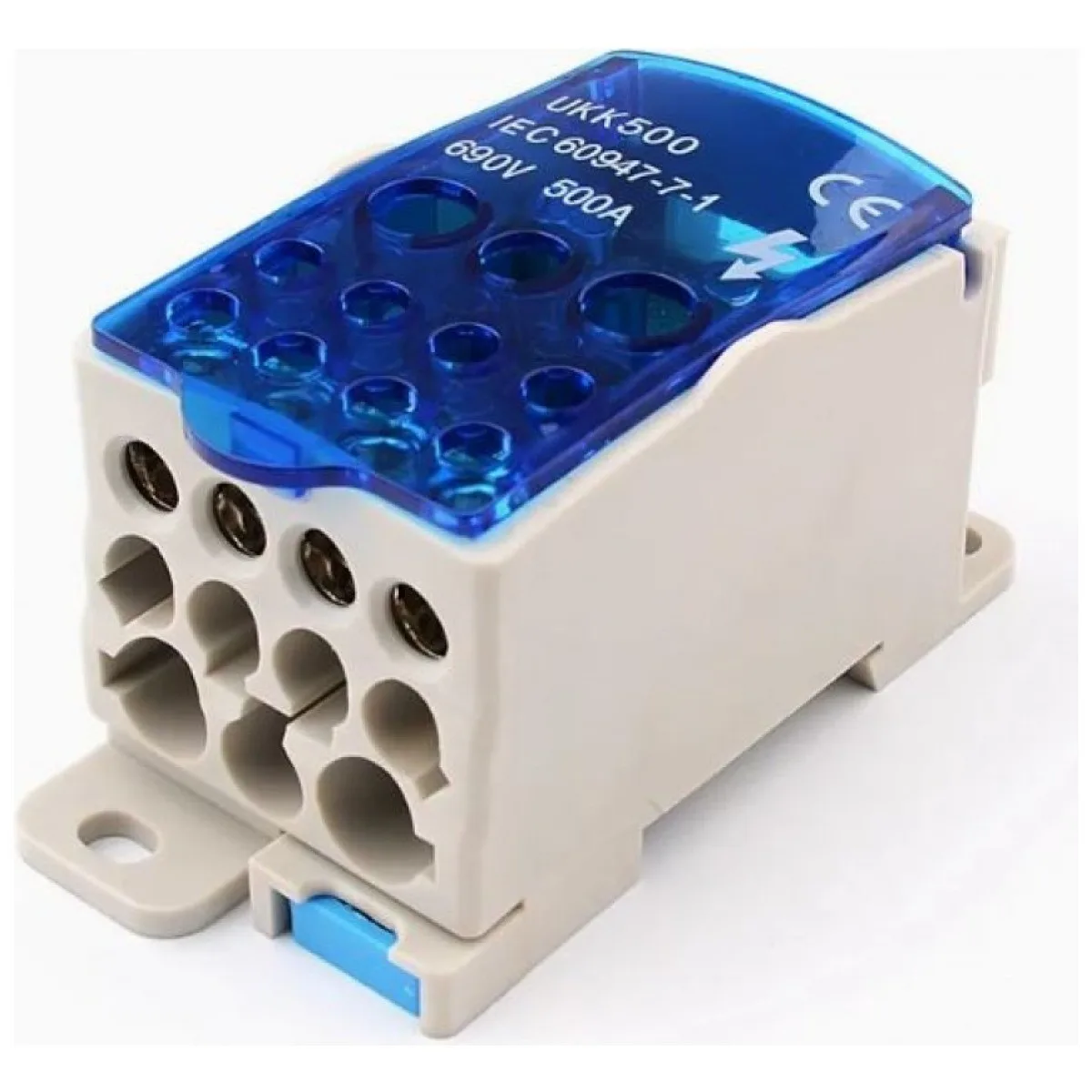37277-thickbox_default.webp Clema de derivatie 1P 500A pentru tablou electric, conector ramificare - imagine 1