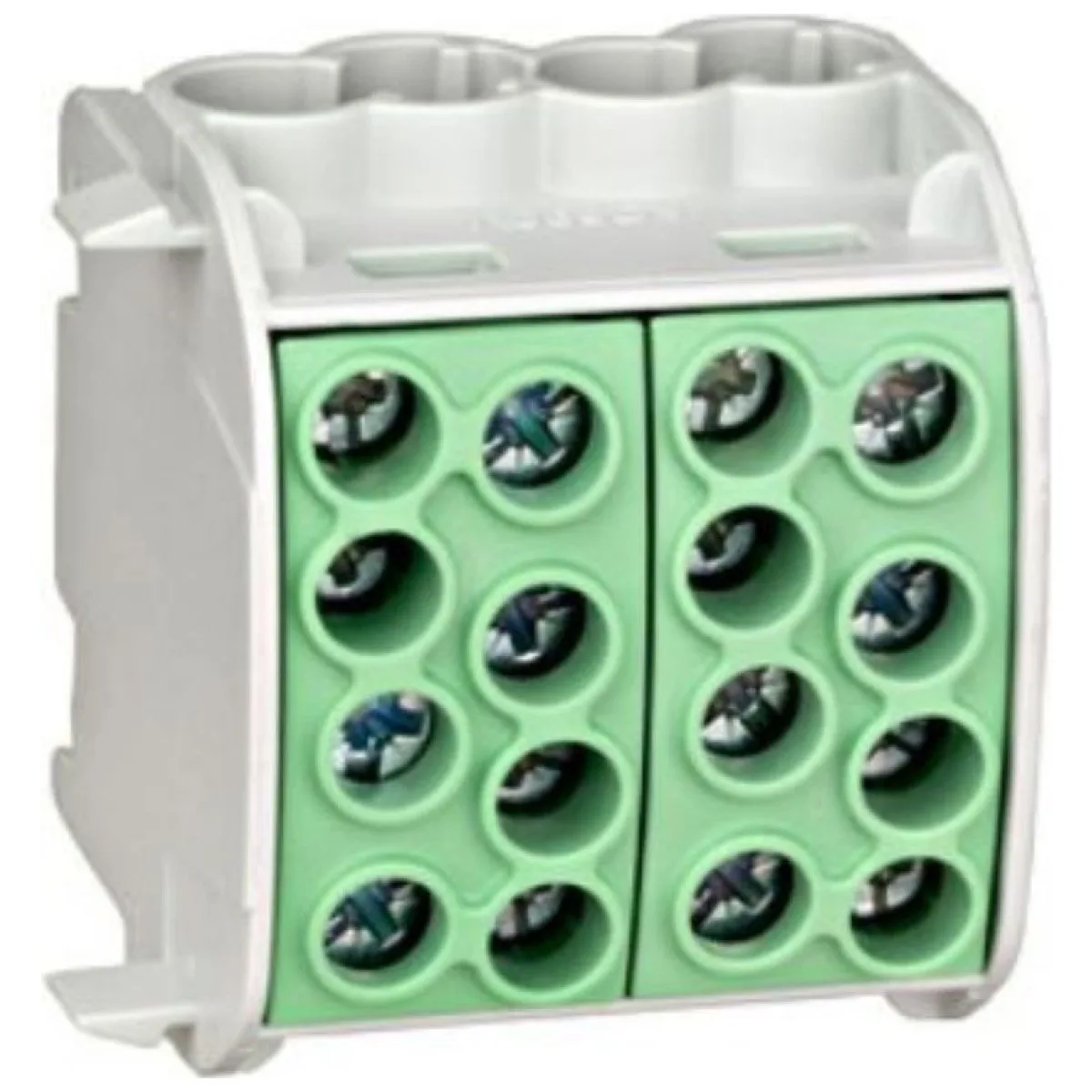 37354-thickbox_default.webp Clema derivatie 35mmp, 4 intrari - 4 iesiri, galben-verde IP20 - imagine 1