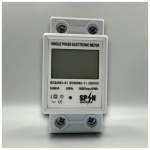 Contor digital monofazic pe sina DIN, 230V 60A, 1 modul, IP44