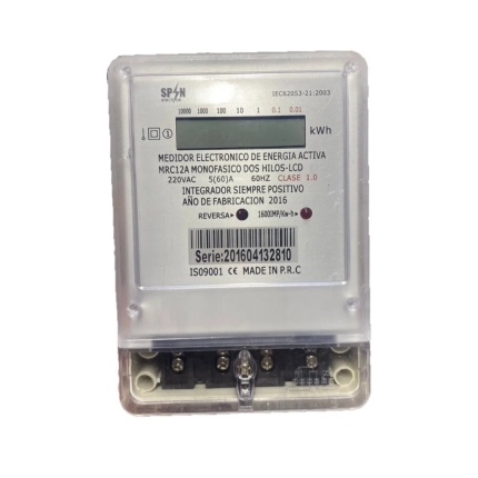 Contor electronic monofazic 230V 100A, montaj pe sina DIN, IP44
