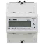 Contor digital monofazic pe sina DIN, 100A, 230V, 4 module, IP20