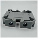 Clema sir DIN impamantare 16mm gri, montaj pe sina DIN 35mm - imagine 10