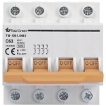 Intrerupator Automat 63A Tetrapolar 4P Curba C 6kA