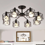 Lustra vintage E27 max 6x40w - imagine 2
