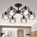 Lustra vintage E27 max 6x40w - imagine 3