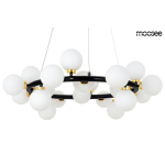 Lustra LED Modern Nordic Pendant Lights Ball cu 25Buc Glob - imagine 2