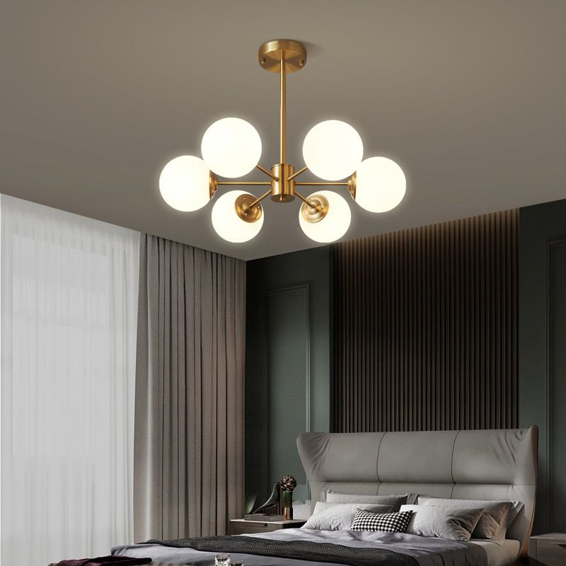 5183.png Lustra LED Mordern 6 Glob Mat Becurile Nu Sunt Incluse - imagine 1
