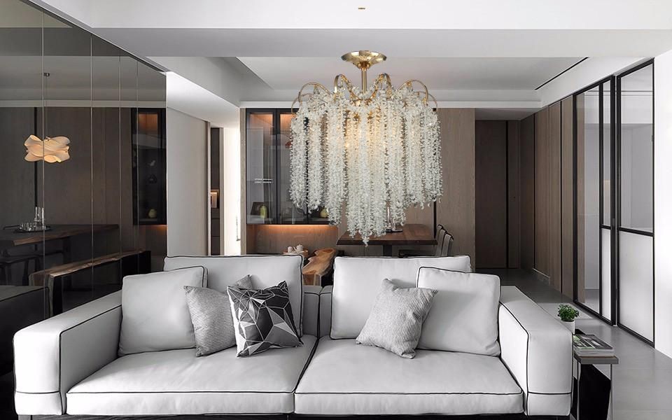 5954.jpg Candelabru Cristal Moderna D60CM - imagine 1