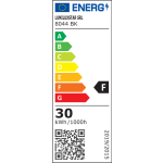 Lustra LED 30W Negru Cu 3 Functii Lumina Rece/Calda/Neutra - imagine 2