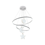 Lustra LED Stele si Luna Cu Telecomanda Moderna 3000k/4000/6500k - imagine 2