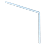 BRAT SIMPLU 100+100CM PT STALP GALVANIZAT